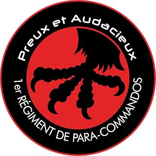 Belgian 1st para Commando Regiment Self-Adhesive Vinyl Decal