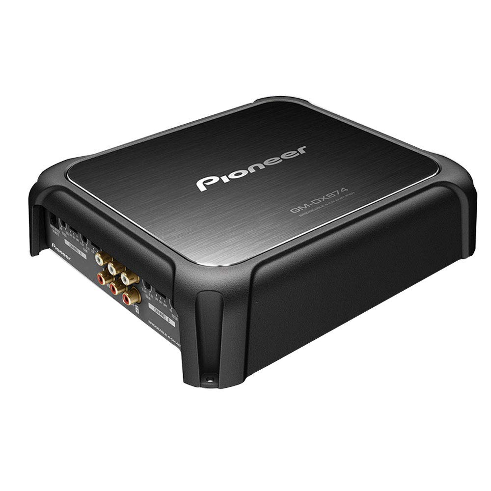 PIONEER GM-DX874 Class FD 4-Channel Bridgeable Amplifier with Wired Bass Boost Remote (Certified Refurbished)