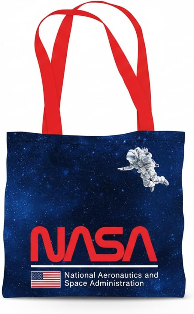 Northcott NASA Logo DIY Canvas Tote Bag Sewing Kit – Space-Themed Fabric Craft Project – Includes 24″ x 43″ Dark Blue & Red Fabric Panel & Instructions – Create 16″ x 15″ Handmade Tote Bag Northcott NASA Logo DIY Canvas Tote Bag Sewing Kit – Space-Themed Fabric Craft Project – Includes 24″ x 43″ Dark Blue & Red Fabric Panel & Instructions – Create 16″ x 15″ Handmade Tote Bag