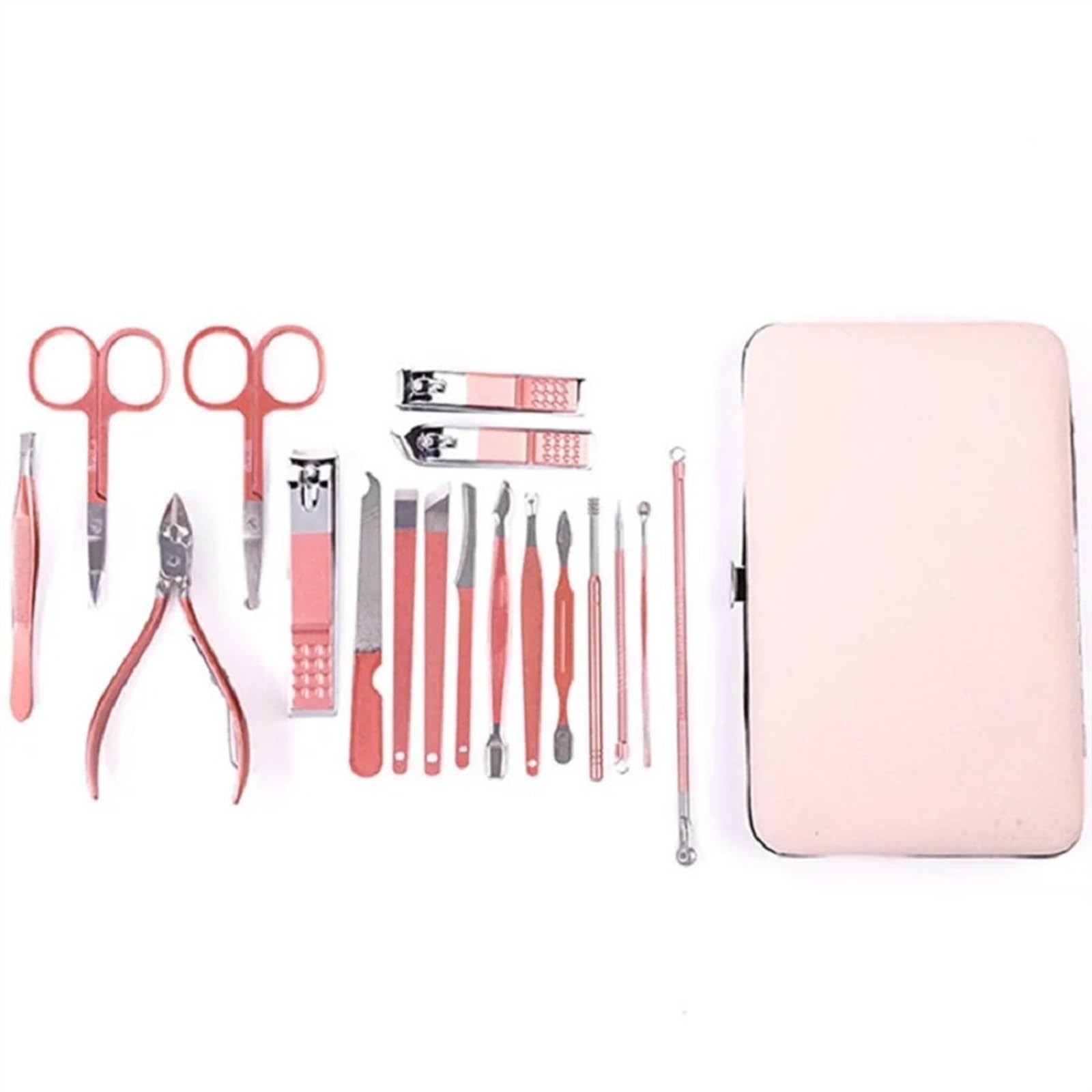 Juego de Tijeras for uñas de Oro Rosa y Negro, cortaúñas, pedicura, Herramientas de Belleza for uñas(12PCS)