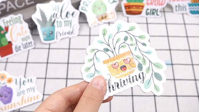 Imanes decorativos de plantas Kanayu 16 piezas miniatura 7