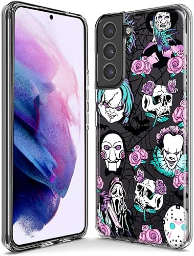 Miniatura 3 de Mundaze - Case for Samsung Galaxy Note 20 Ultra Slim Hybrid Shockproof Hard Shell Soft TPU Heavy Duty Protective Phone Cover - Roses Halloween