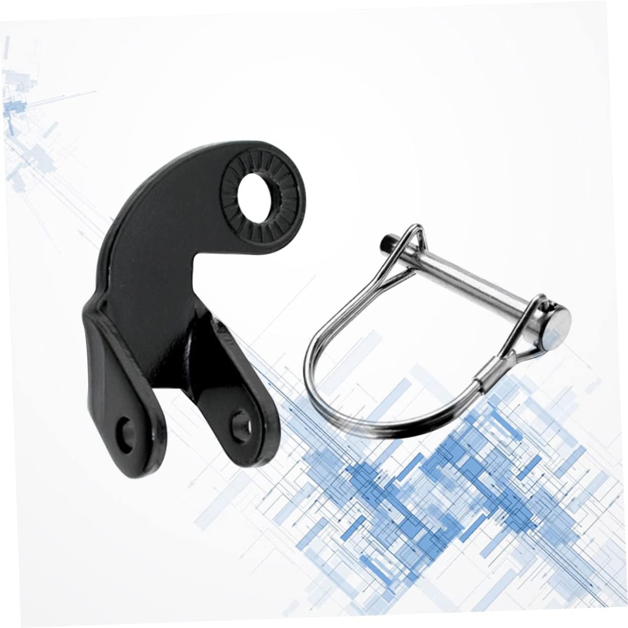 BESTonZON Angled Coupler Attachment for Trailer Bike Trailer Bike Attachment Hitch Angled Coupler Attachment for
