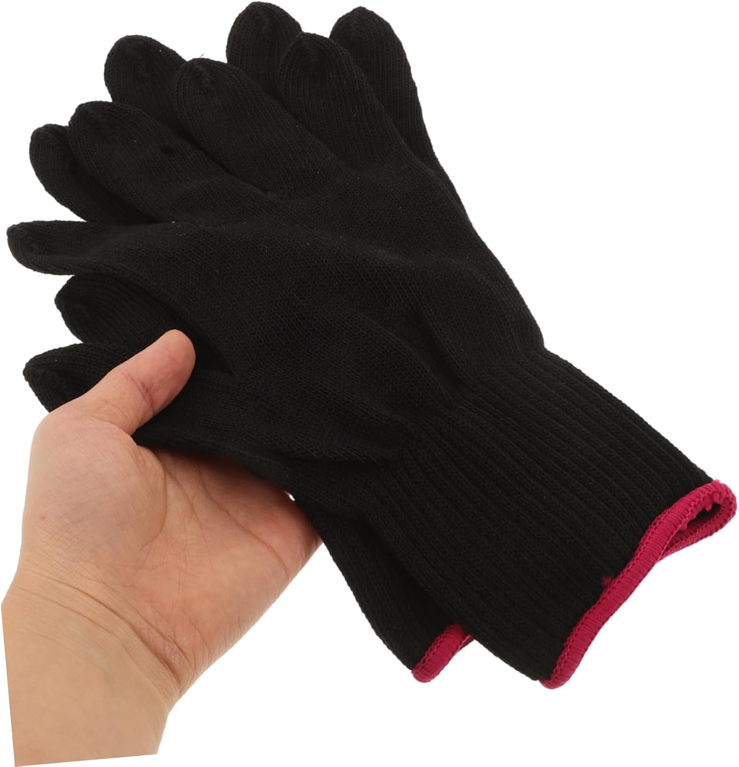 CALLARON Curling Wand Heat Glove Heatless Curlers Headband Heatproof Gloves for Hair Styling Styling Mitts for Dryers