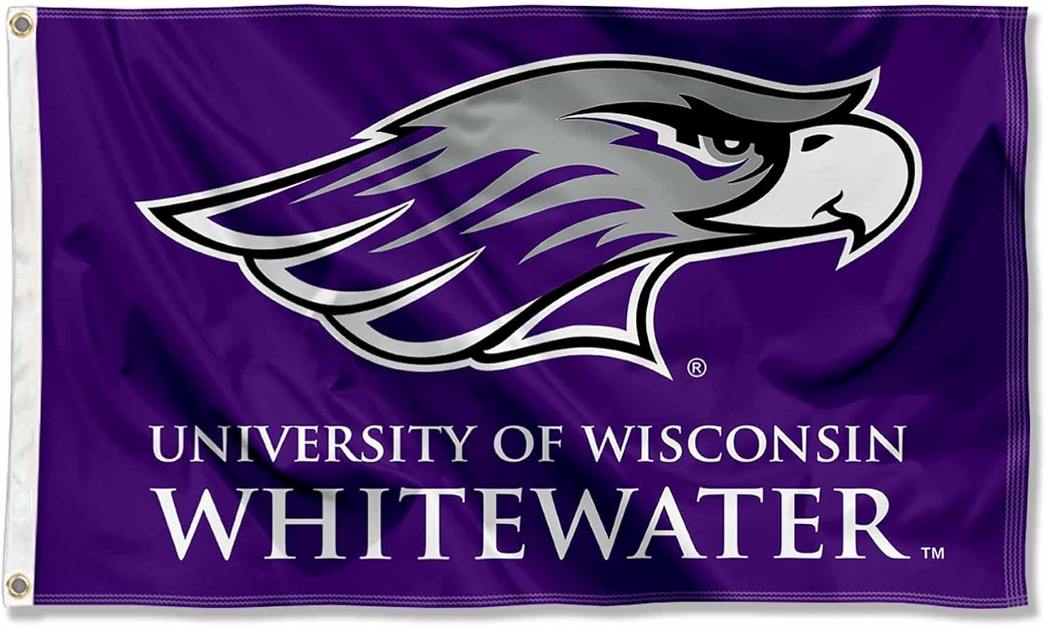 UWW Warhawks Wordmark College Flag