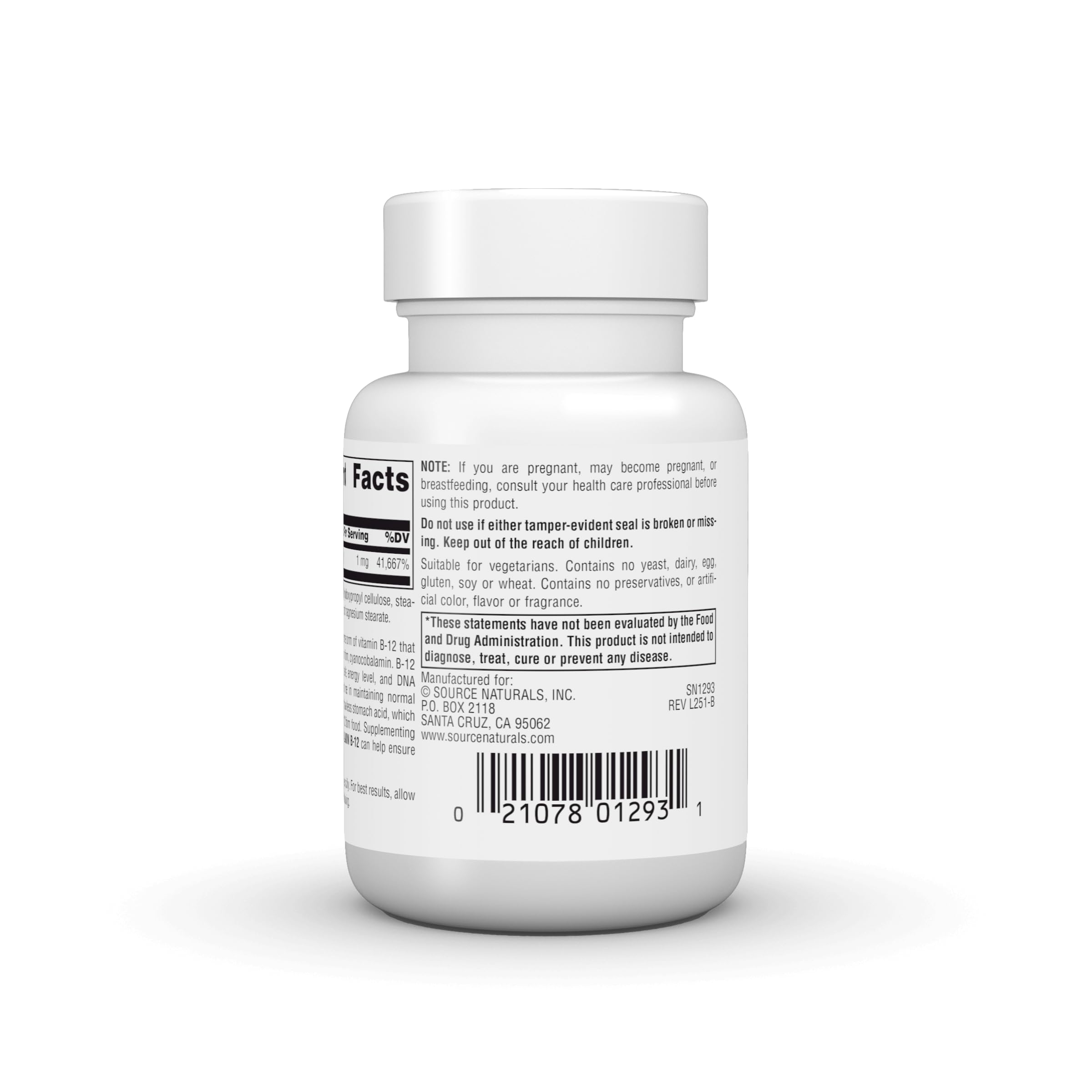 Source Naturals MethylCobalamin, Vitmain B-12,1 mg - 120 Lozenges — Amazon image 4