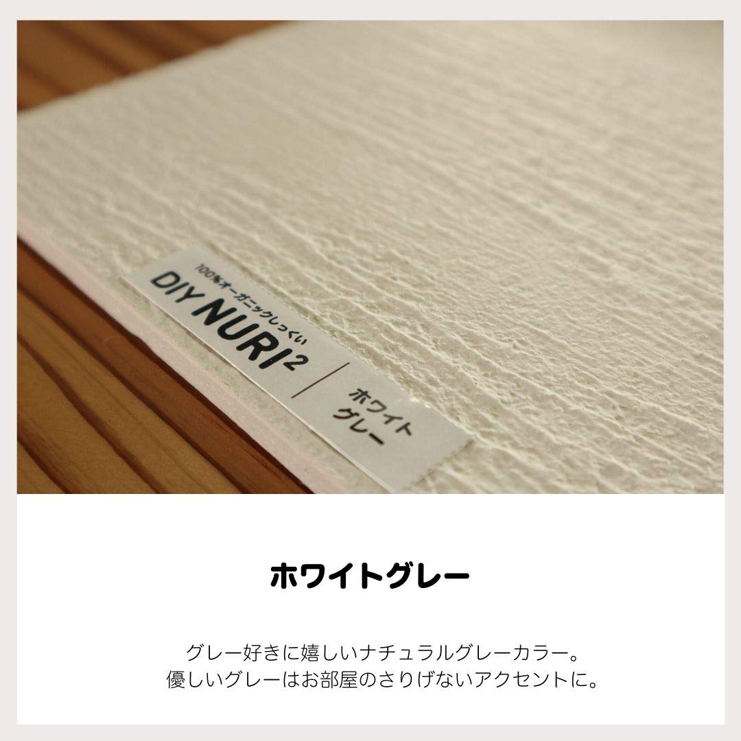 Amazon | 田川産業 100％オーガニックしっくい DIY NURI2 ホワイト 