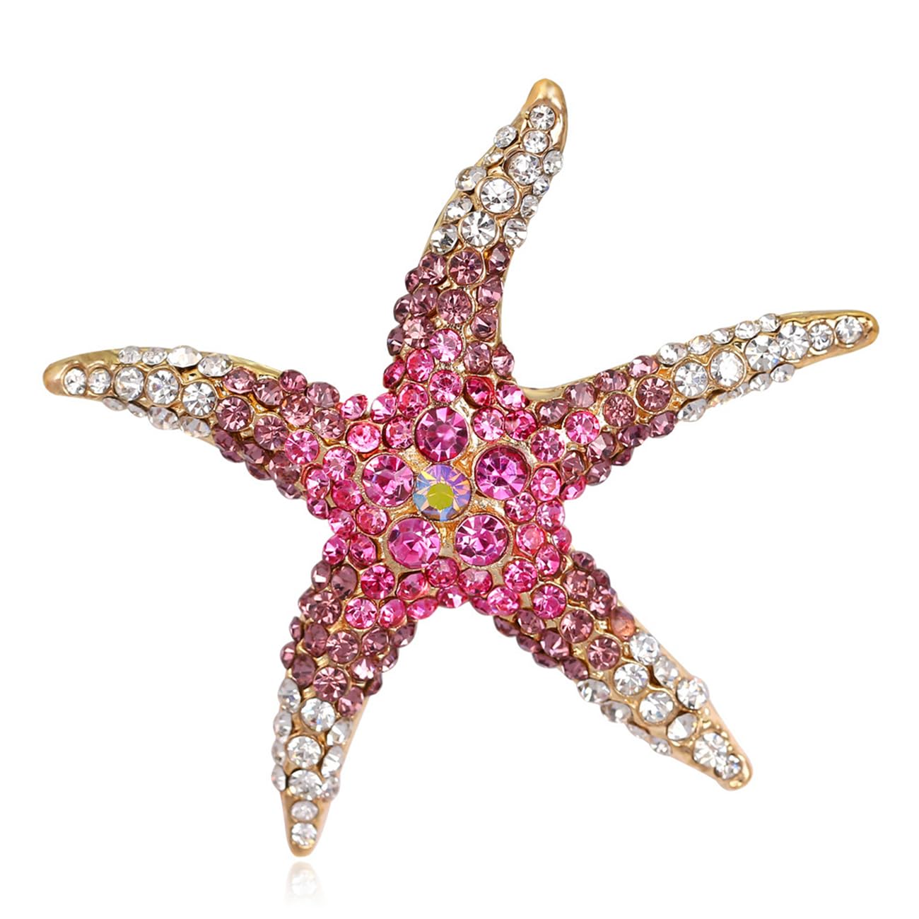 FAIRYGATE Rhinestone Brooch Clothing Jewellery Accessories Fashion Elegant Shiny Crystal Teardrop Brooches Wreath Pendent Lapel Pin，B36