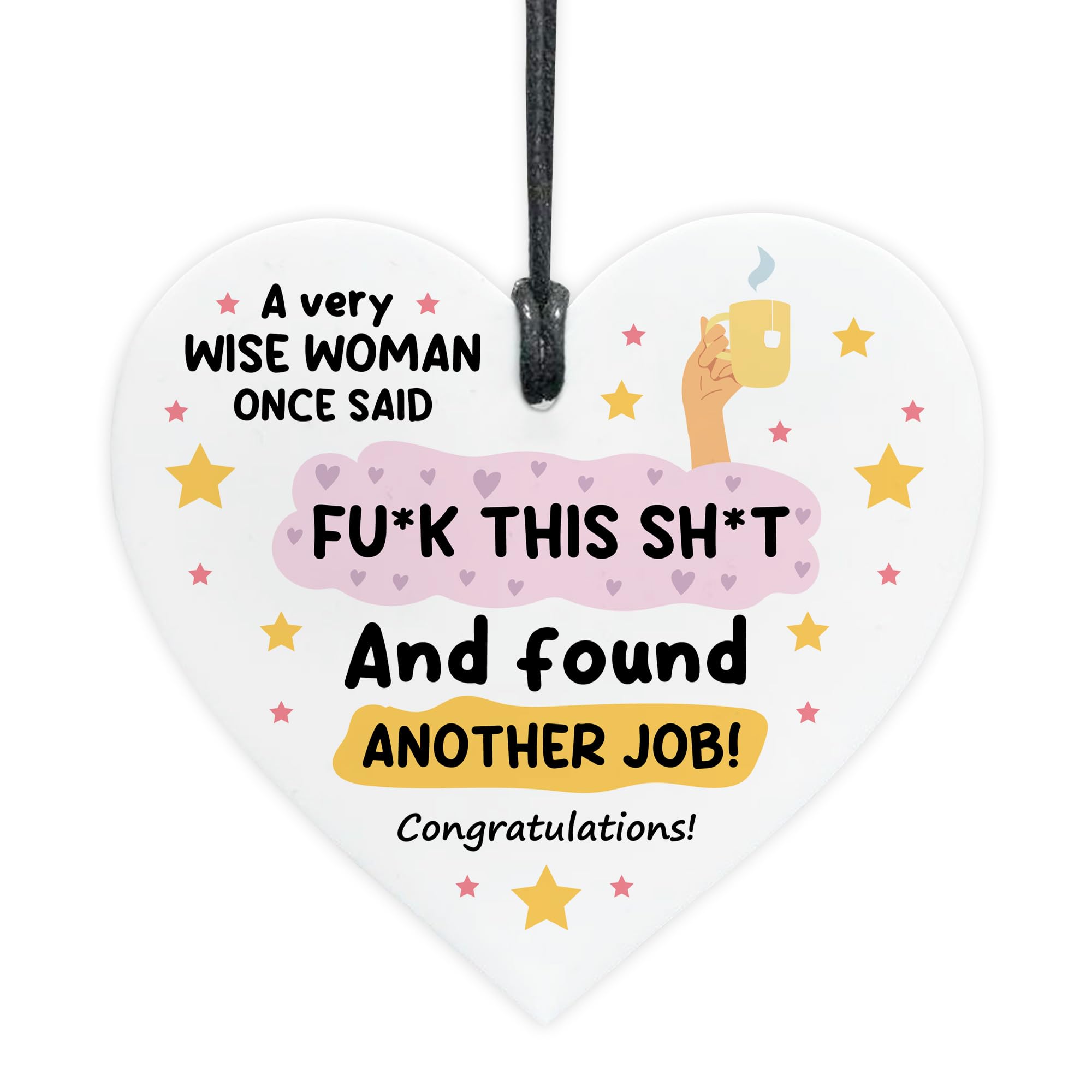 Red Ocean Funny Gift For Colleague Acrylic Plaque New Job Gifts For Friend Worker Leaving Gift Women Friendship Plaque New Job Goodbye Present Keepsake