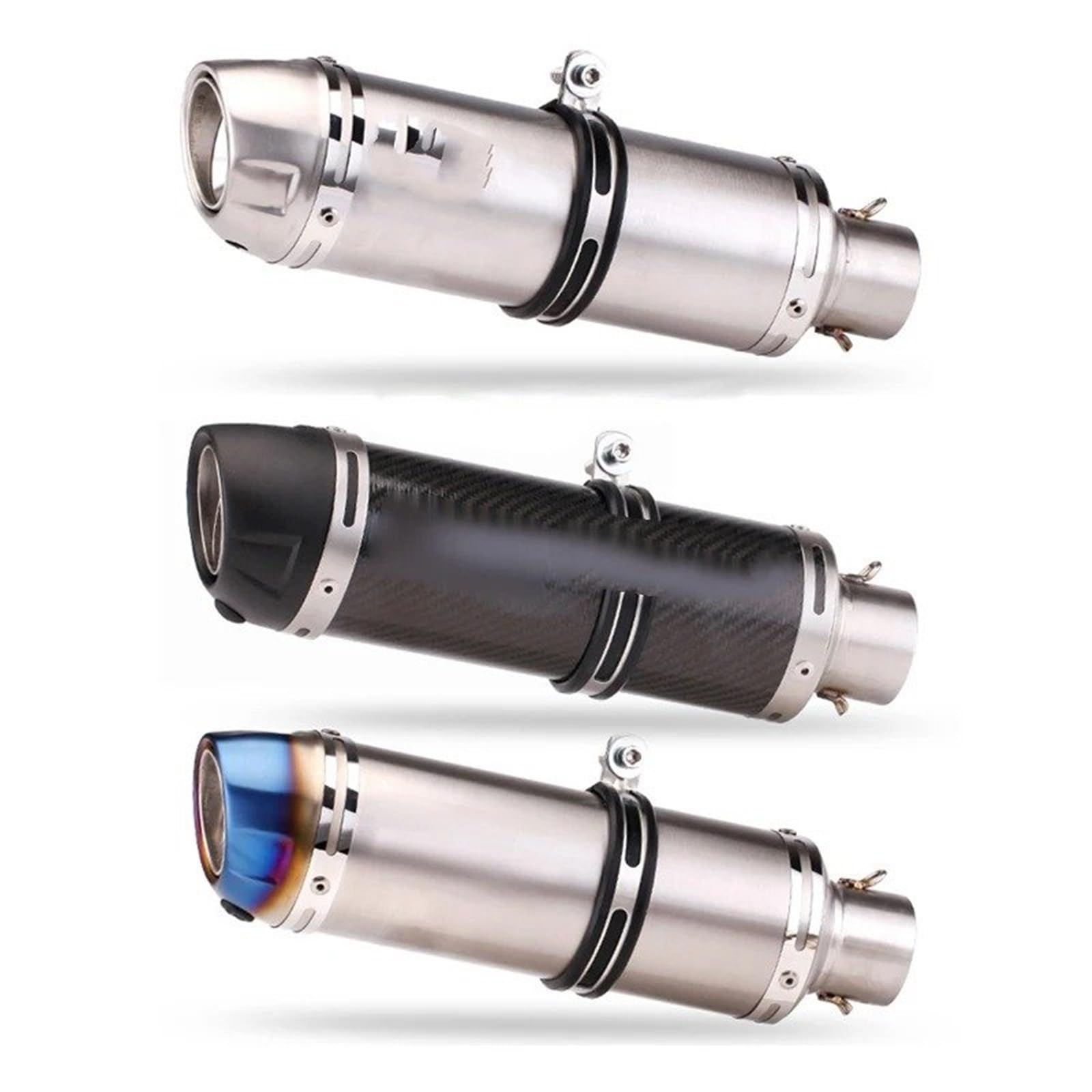 Silenciador escape motocicleta Tubo Silenciador De Escape Universal Para Motocicleta De 51 Mm