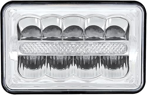 Miniatura 2 de United Pacific 9 LED de alta potencia 4" X 6" luz rectangular con barra de luz LED, 34125