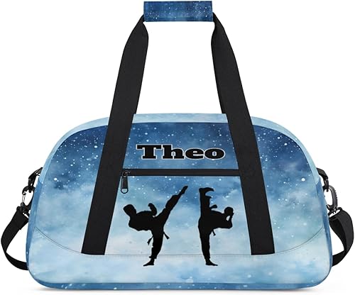 Bolsas de lona deportivas personalizadas para niños, bolsa de entrenamiento personalizada para gimnasio, bolsa de entrenamiento con nombre para