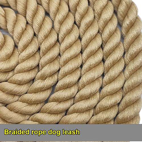 Btinesful Heavy Duty Rope Dog Leash 10 Ft, Strong Dog Leash Soft Handle Dog Traction For Large Medium Dogs Hiking, Camping, Exploring, Walking(1/2" X 10Ft, Brown) #TOP2