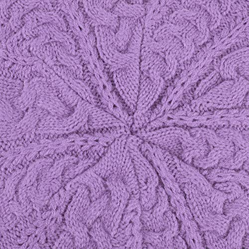 Image of Nollia Soft Knit Solid Color Beanie, Chic, and Lightweight Crochet Knitted Style Beanie Hat for Women, One Size Slouchy Hat