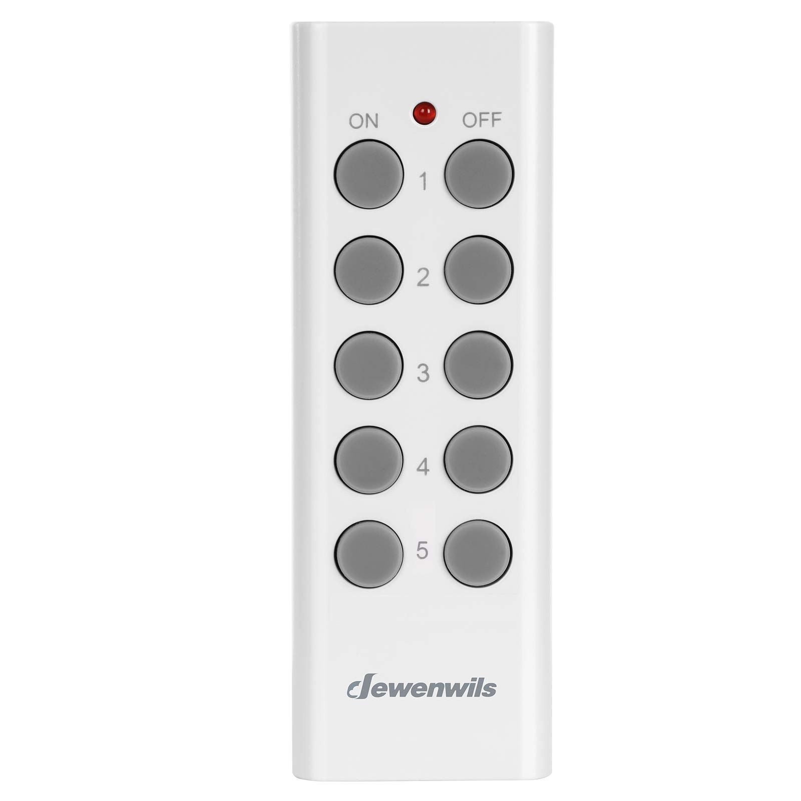 DEWENWILS Télécommande unique sans fil pour DHRS104A, DHRS203A, DHRS205A, DHRSO01A (1 télécommande programmable sans prise)