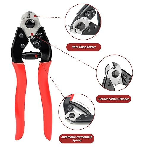 Miniatura 5 de Cable de acero inoxidable de 18 de 1000 pies para sistema de barandilla de cable de cubierta, kits de cables de avión T316 de alta calidad, alambre