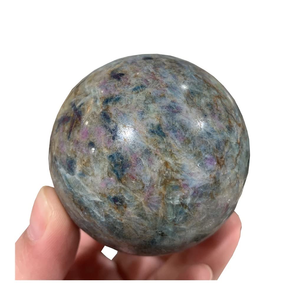 OURVER 60-65 mm Decorazione for la casa Sfera di Pietra di Cristallo Sfera di Pietra Naturale Bella Pietra di Cristallo Naturale ZUZAOJUYIN
