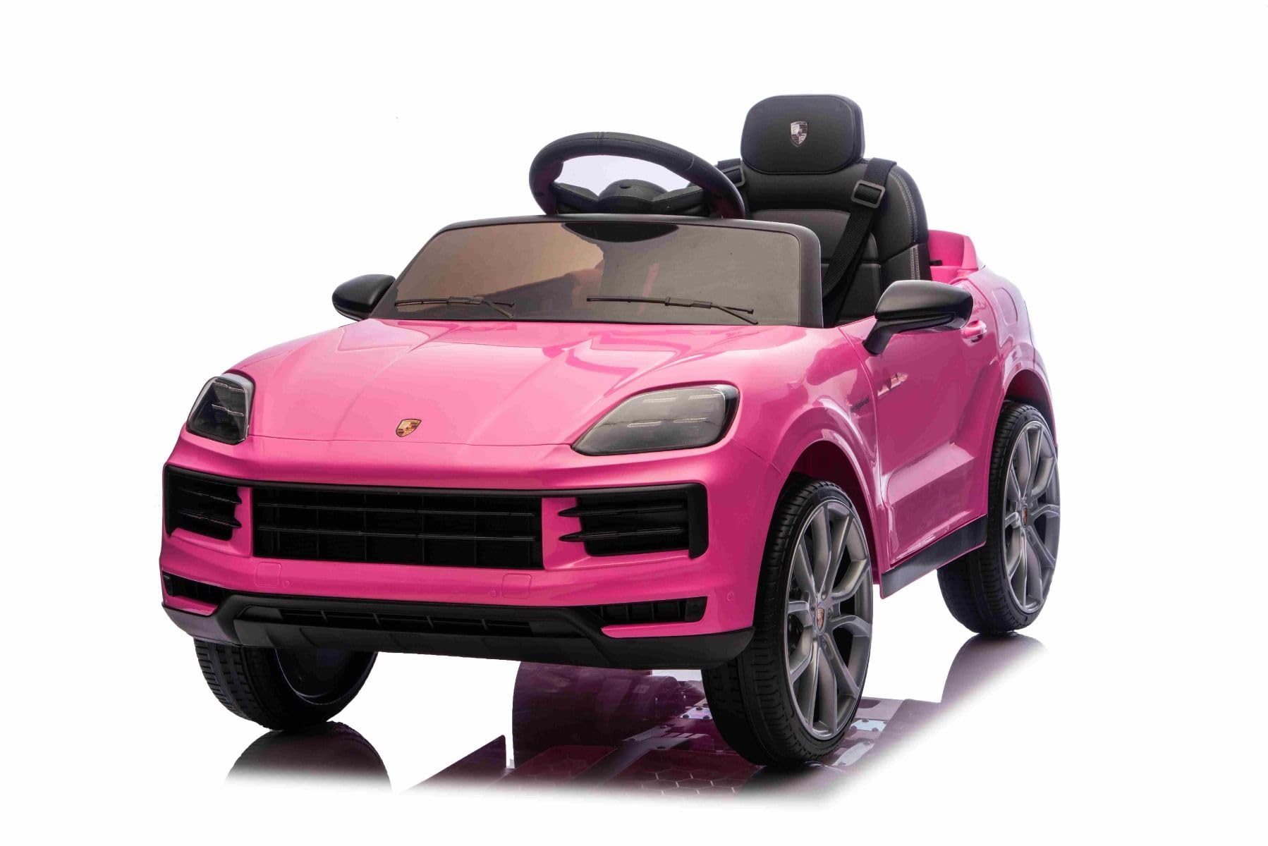 Porsche Cayenne dziecięcy samochód elektryczny 12 V, licencja – pojedyncze siedzenie elektryczne z baterią litową, zawieszenie, silniki 2 x 25 W, pilot zdalnego sterowania 2,4 GHz, MP3