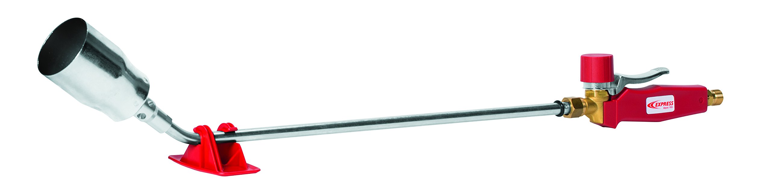 Antorcha de Impermeabilidad de Acero con Mango Ref. 605 WR + Quemador de 100 kW + Collar de 500 mm - Soplete de Gas - Soplete Gas Butano - Calentador de Gas - Quemador de Llama - EXPRESS
