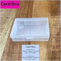 Vista 4 de PRODUCT80 BitBins - Estuche para cartas de juego – Caja de almacenamiento de tarjetas comerciales o de béisbol – Fundas de transporte de plástico