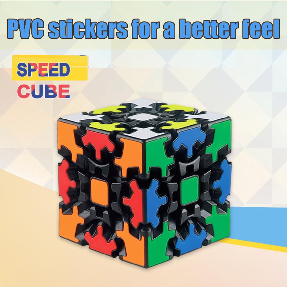 SHONCO Cubo MáGico,Gear Cube, Speed Cube,Cubo mecánicos Giratorio 360 Grados ,Adecuado para Juegos de Rompecabezas de Desarrollo Cerebral, NiñOs y Adultos SHONCO Cubo MáGico,Gear Cube, Speed Cube,Cubo mecánicos Giratorio 360 Grados ,Adecuado para Juegos de Rompecabezas de Desarrollo Cerebral, NiñOs y Adultos