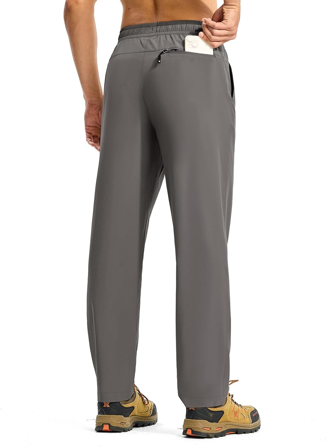 TBMPOY Mens Hiking Pants Lightweight Quick Dry 3 Pockets Travel Fishing Water-Resistant Athletic Workout Sweatpants - Image 2