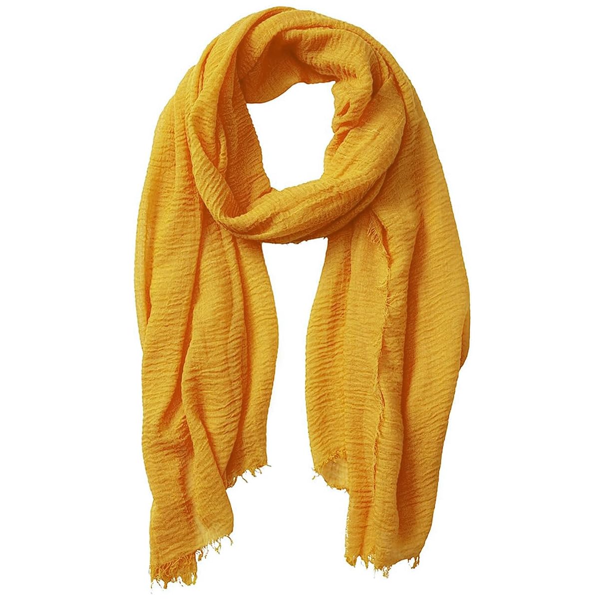 Lightweight Cotton Blend Scarf for Women Men | Large,Breathable,Thin,Soft,Crinkle Scarf,Hijab Head Wrap,NeckScarf,Everyday,Travel Scarf,Summer Dress Scarves Holiday Gift