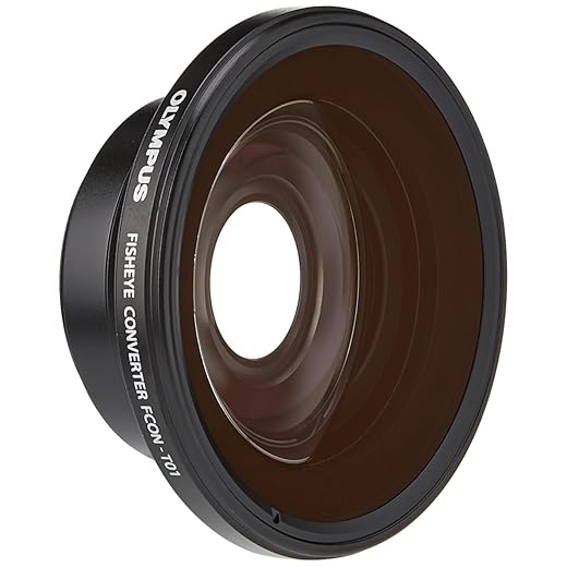 OM SYSTEM OLYMPUS Fisheye Tough Lens Pack (lens and adapter) for TG-1 and TG-2 Cameras (Black with Red Adapter) - International Version (No Warranty)