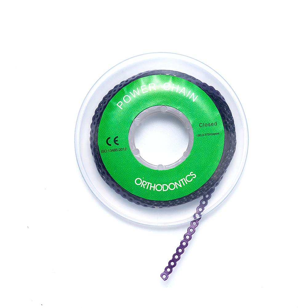 Dental Orthodontic Spool Elastic Rubber Band Power Chains