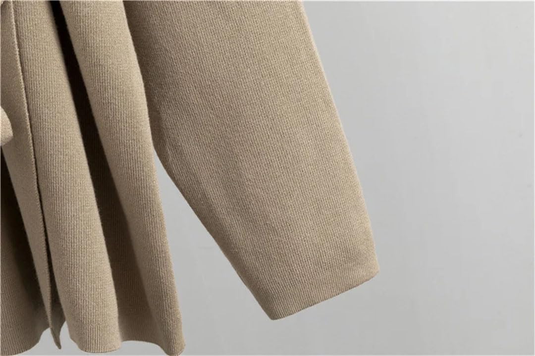 Maglione da donna 3 pezzi set cardigan a maglia spessa pantaloni della tuta larghi abiti