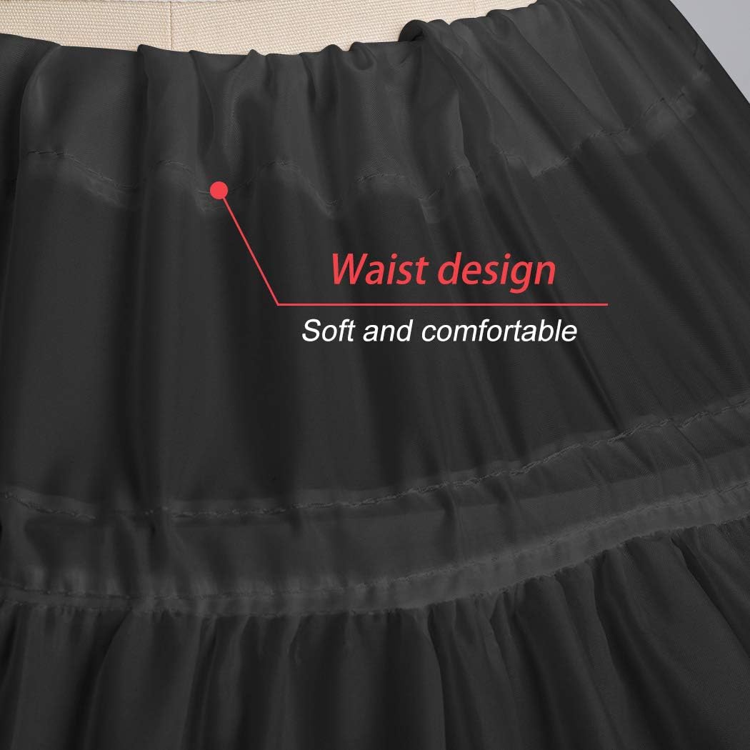 Women Petticoat Crinoline Underskirt Petticoat Skirt Full Floor Length Petticoat Slips for Wedding Dress - Image 5
