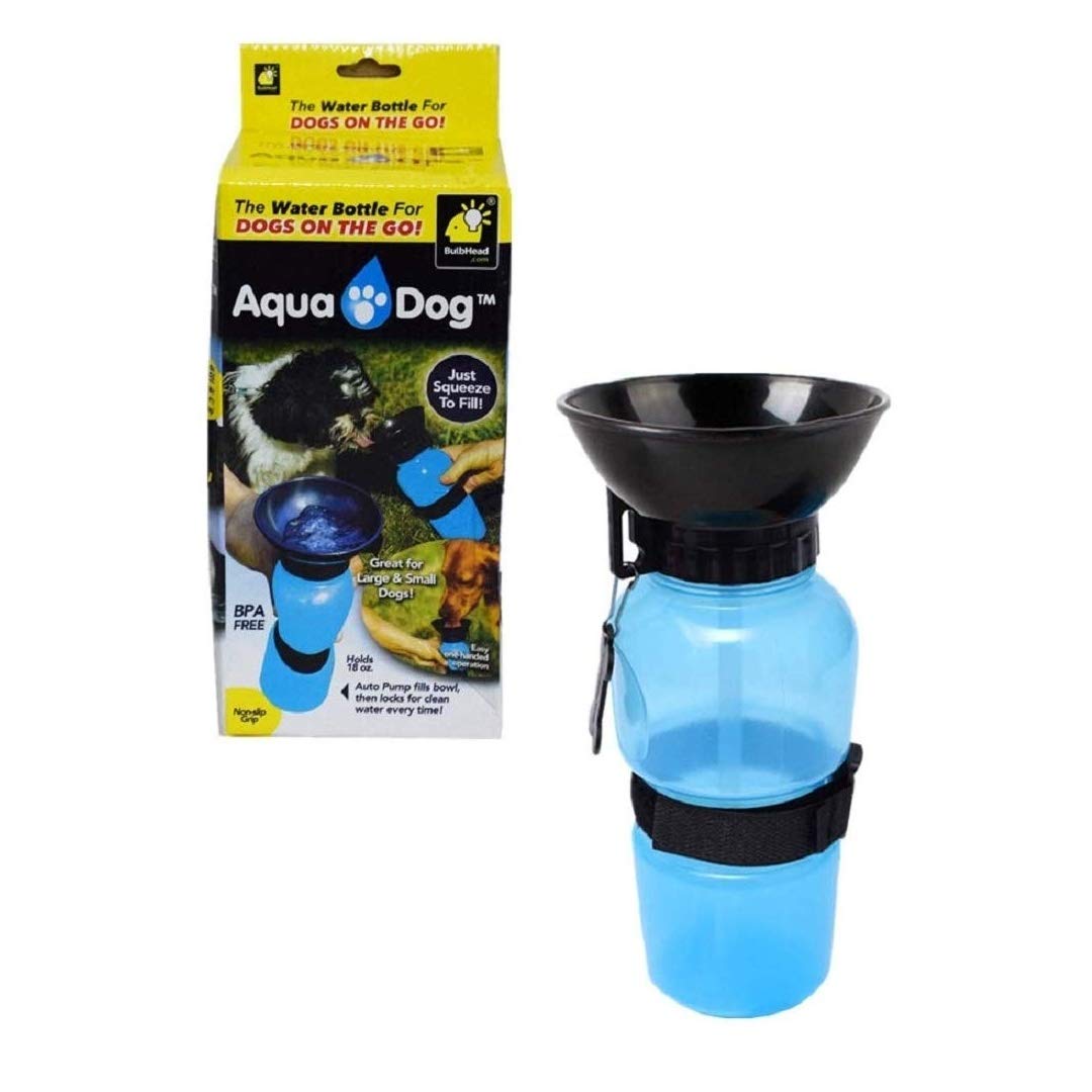 Petlicious & More Outdoor Portable Dog Water Bottle/Drinking Cup for Pets (Blue, 500 ml) (B081WSLDJR) Amazon Price History, Amazon Price Tracker