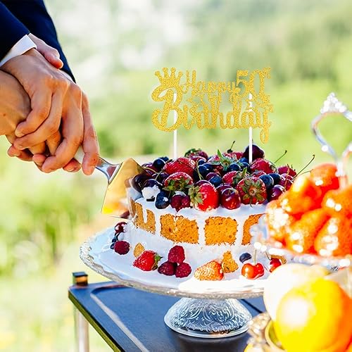 Miniatura 5 de Decoración para tarta de cumpleaños número 50, decoración de pastel de cumpleaños, decoración de pastel de cumpleaños, decoración de pastel de 50