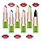 BKPPLZP 6 Pack Crystal Flower Jelly Lipstick,Magic Color Changing Lipstick,PH Clear Temperature Color Changing Lip Gloss,Lip Balm,Long Lasting Nourishing Moisturizing Lip Stick Set I
