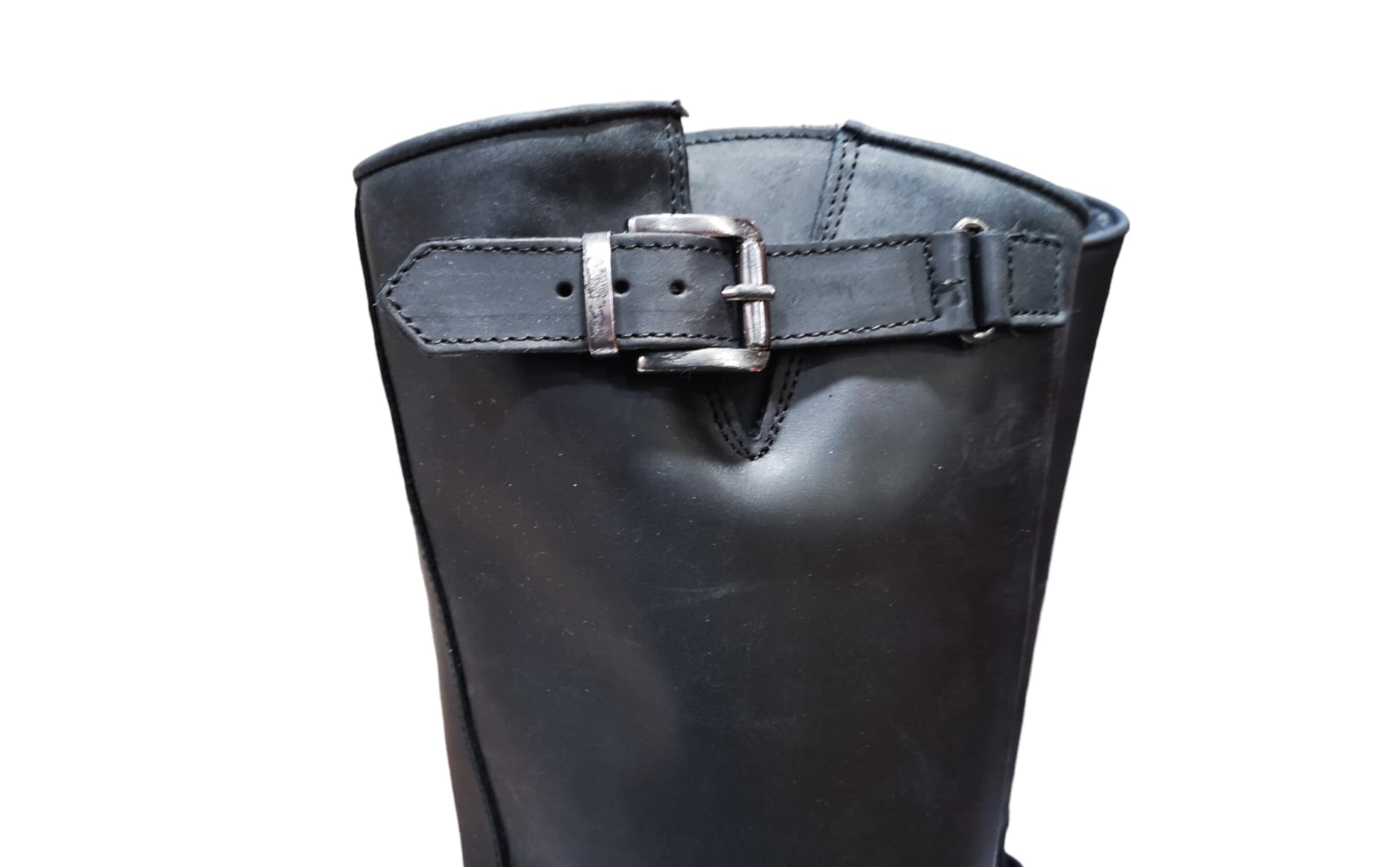MAROS STIVALE BIKER IN VITELLO INGRASSATO NERO BUTTERO STIVALE DA DONNA E RAGAZZA FATTO A MANO IN ITALIA. NUMERAZIONE DAL 35 AL 41