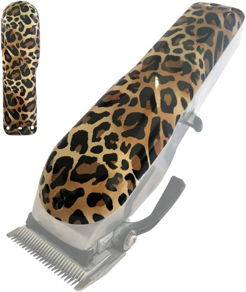 Leopard DIY Back Housing, Leopard Back Cover for Wahl 5-Star Series Cordless Senior Clipper #8504 (Leopard)