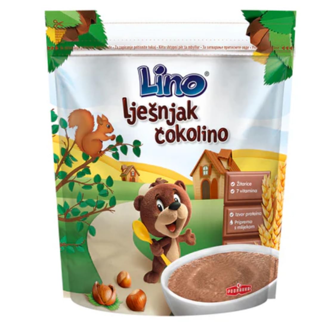 Lino orzech laskowy Cokolino woreczki muesli płatki kukurydziane płatki kukurydziane 500 g x 5 szt