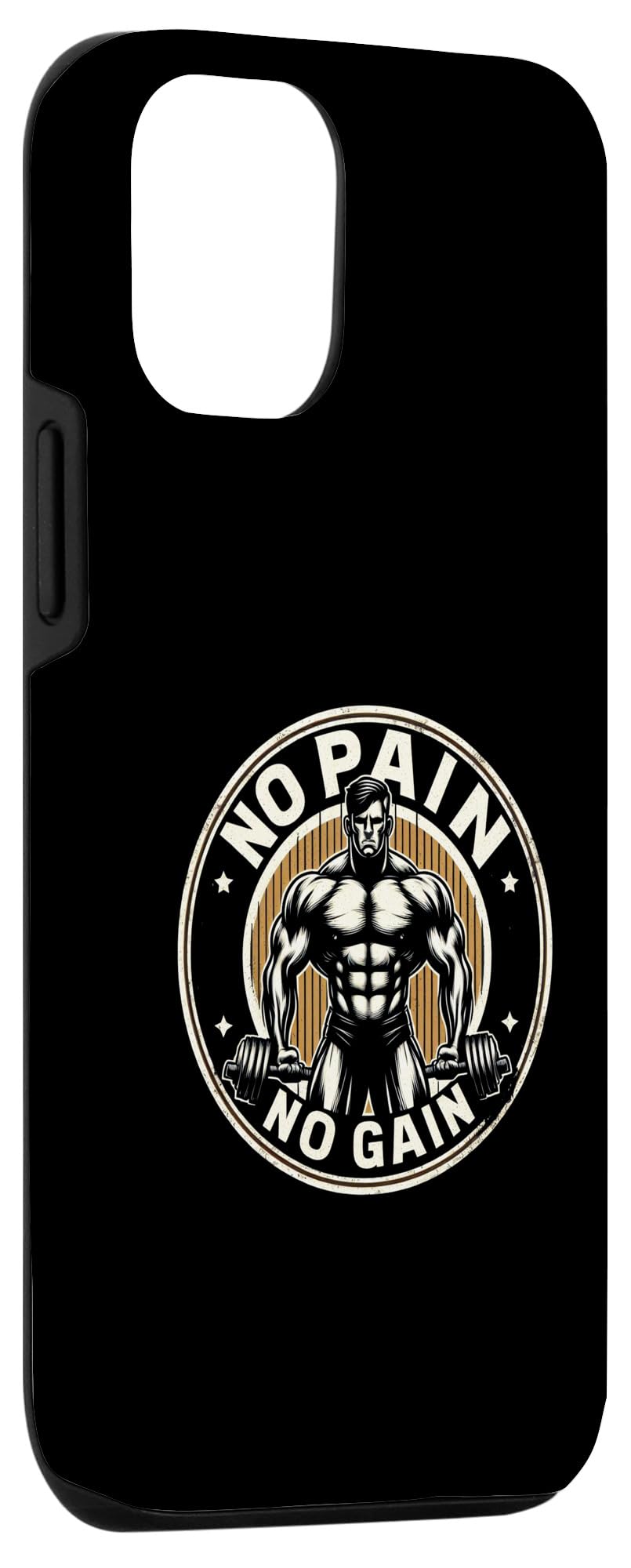 iPhone 14 Pro No Pain No Gain T No Pain No Gain Sign No Pain No Gain Meme Case - Image 3