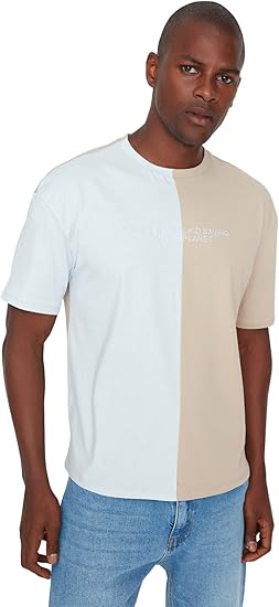 TEE-SHIRT HOMME COL ROND AJUSTÉ REGENT FIT - Noir Profond Imprimé Et