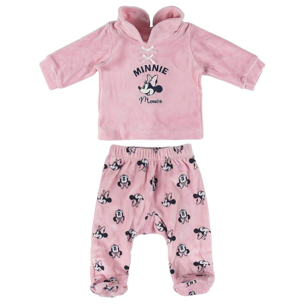 CERDÁ LIFE'S LITTLE MOMENTS Baby-Mädchen Polaina Velour Minnie Strampler
