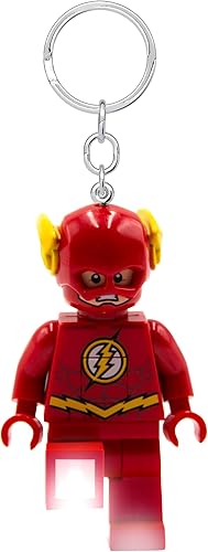 Miniatura 1 de LEGO - Llavero de luz DC Super Heroes - The Flash - Figura de 3 pulgadas de alto (KE65H), Rojo -