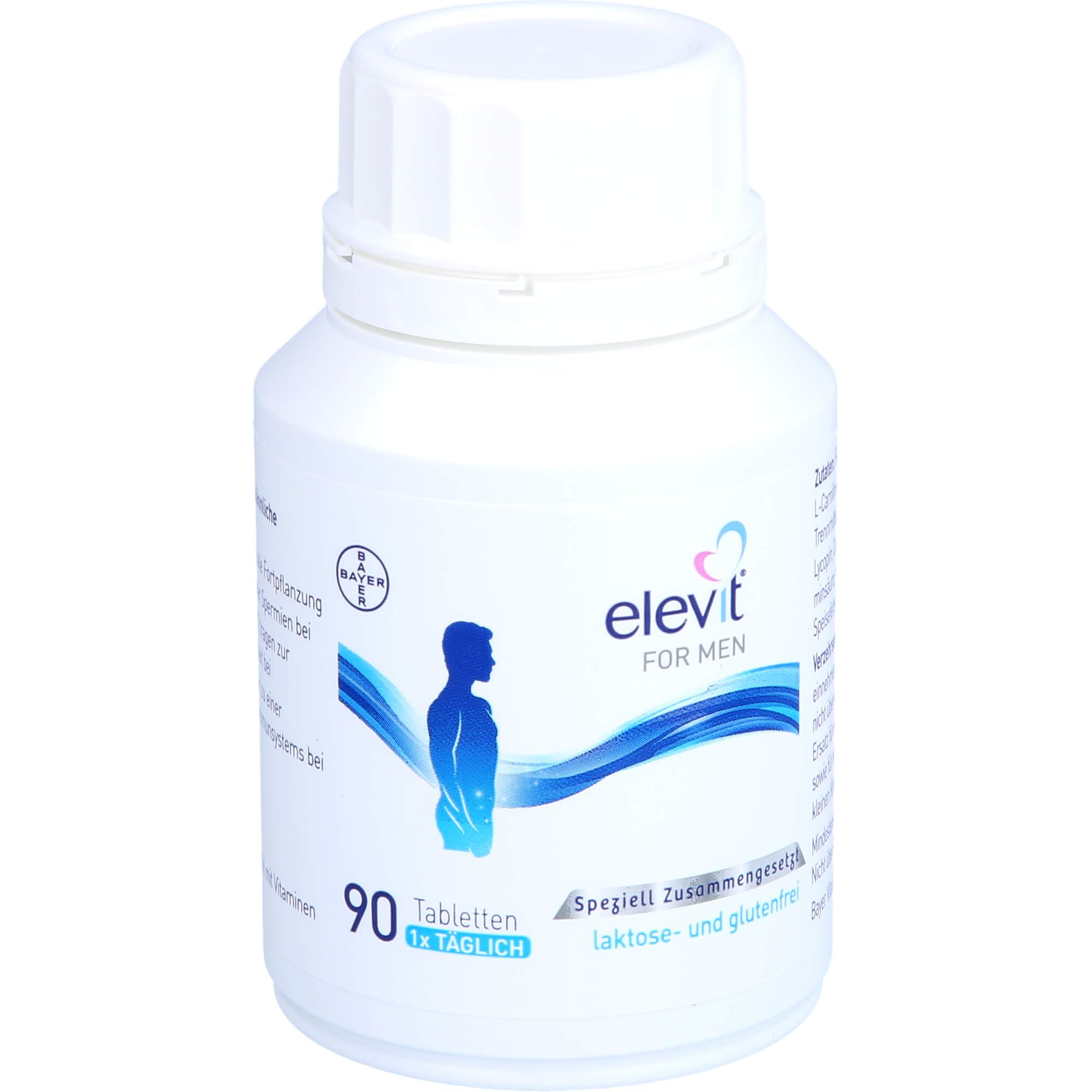 Elevit FOR MEN | zur Unterstützung der männlichen Vitalität und Fertilität | Mikronährstoffkomplex zur oralen Einnahme bei Kinderwunsch | 90 Tabletten