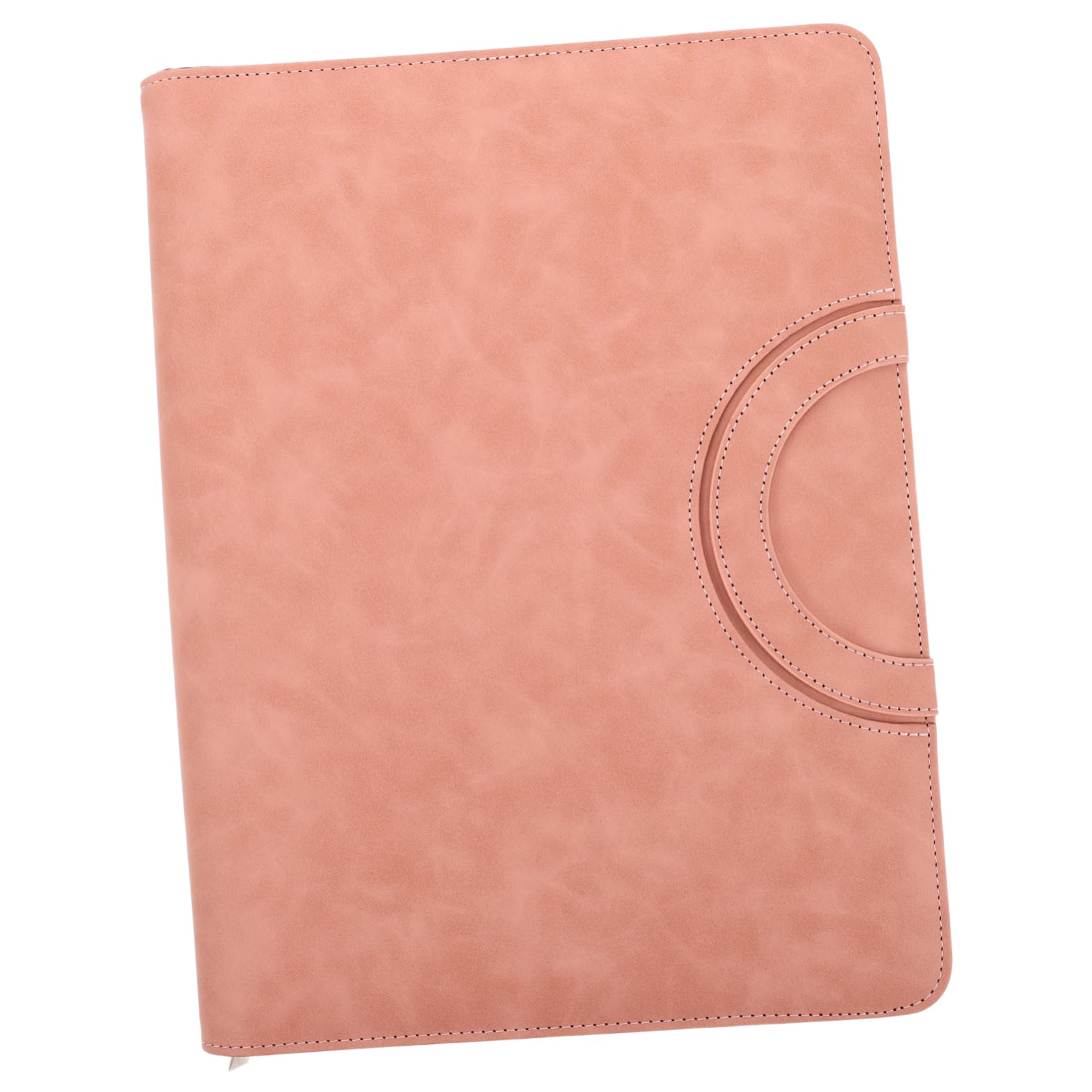 Pochette à Documents A4 avec Fermeture Éclair en PU Rose