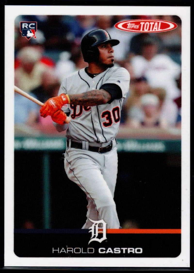 2019 Topps Total (Wave 7) Baseball #647 Harold Castro Detroit Tigers RC Rookie Official MLB Trading Card ONLINE EXCLUSIVE limited print run