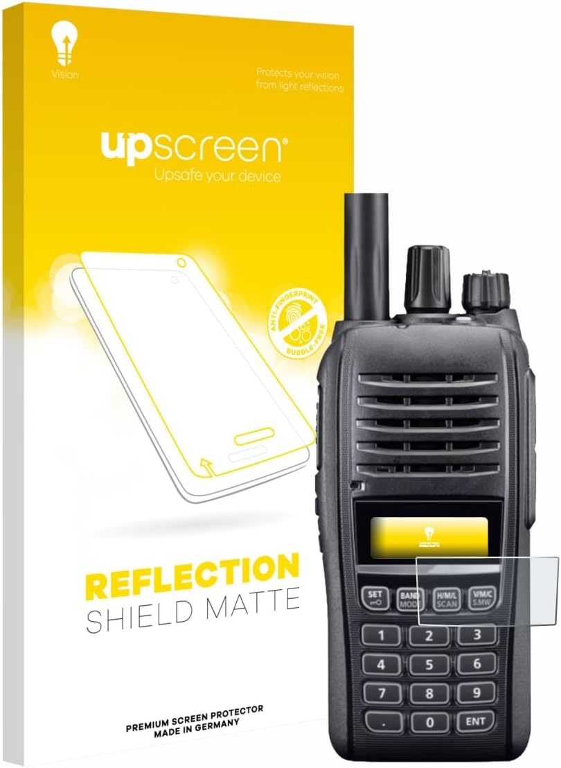 upscreen Anti-Glare Screen Protector Compatible with Icom IC-T10 – Protection Film Matte