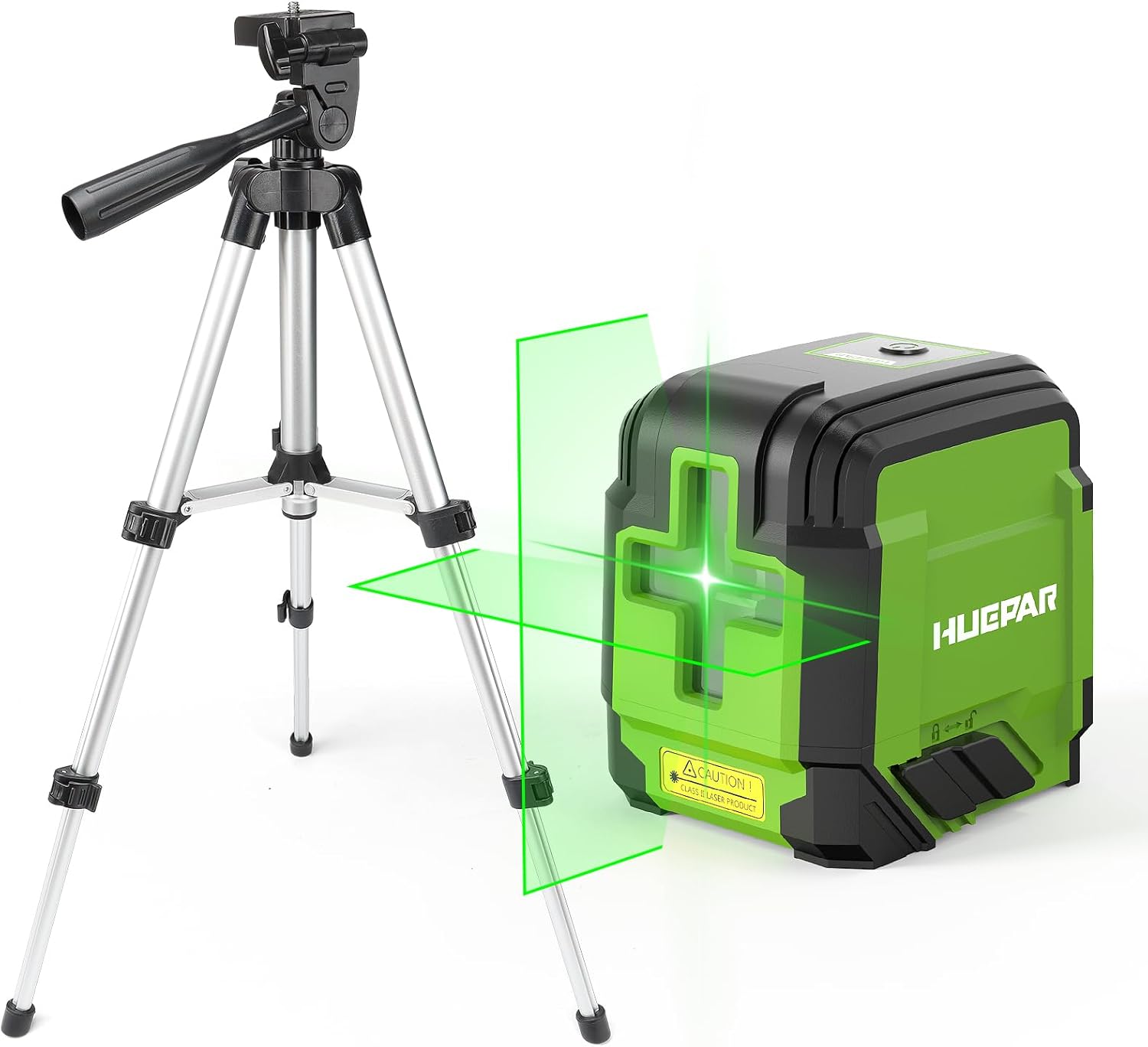 Huepar Laser Level Self Leveling with 360° Adjust Tripod, Indoor