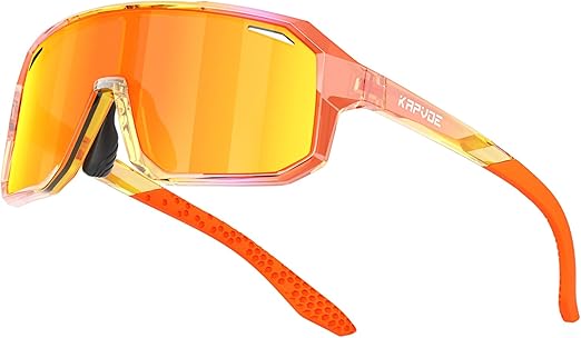 KAPVOE Kids Baseball Sunglasses Youth Polarised or Photochromatic Cycling Sunglasses for Boys Girls UV400 TR90 Frame K9029