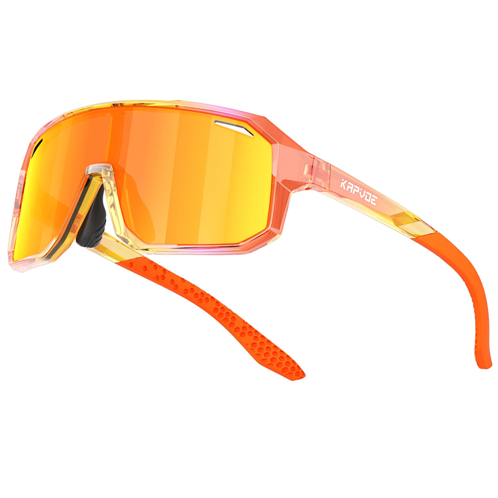 KAPVOE Gafas de sol Polarizadas para Niños Gafas de Ciclismo Juvenil Softball Béisbol Tenis Montura TR90