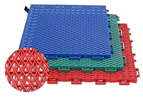 Blhyhlb Resistente Agli Agenti Atmosferici Tappetino Da Basket Superficie In Plastica Sport Pavimentazione Esterna Campo Da Basket Modulare Piastrelle Per Pavimenti Ad Incastro, Tappetino Sportivo Per-image