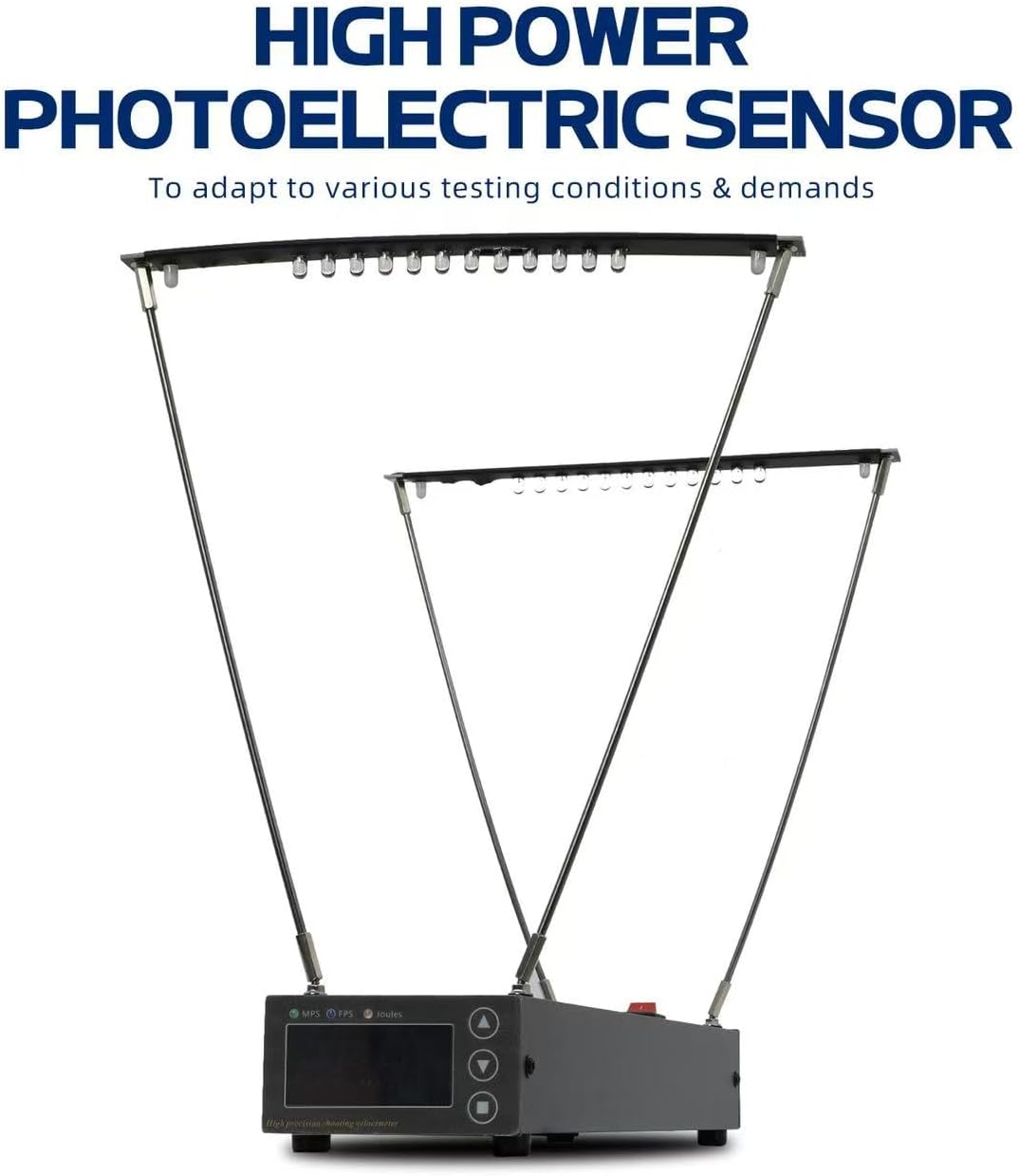 Precision Shooting Speed Meter, Ballistic Slingshot Chronograph Bullet Bow Arrow Velocity Meter Measurement Tool with Tripod